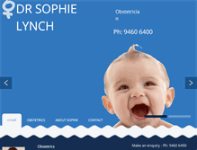 Tablet Screenshot of drsophielynch.com.au